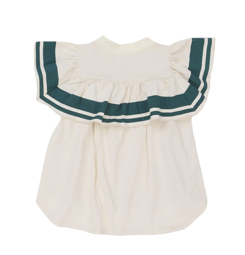 【NEEDLE WORKS】Wライントリムラッフルノースリーブトップ★2123846