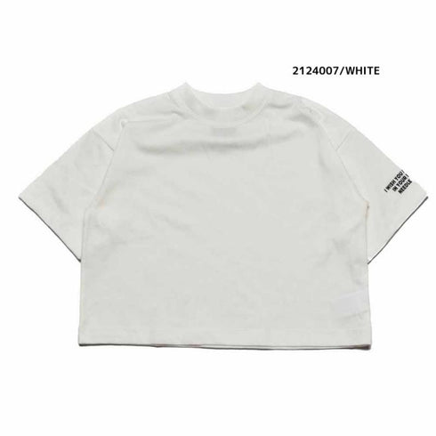 【90~120】 T/C天竺袖ロゴTシャツ★2124007★キッズサイズ 子供服