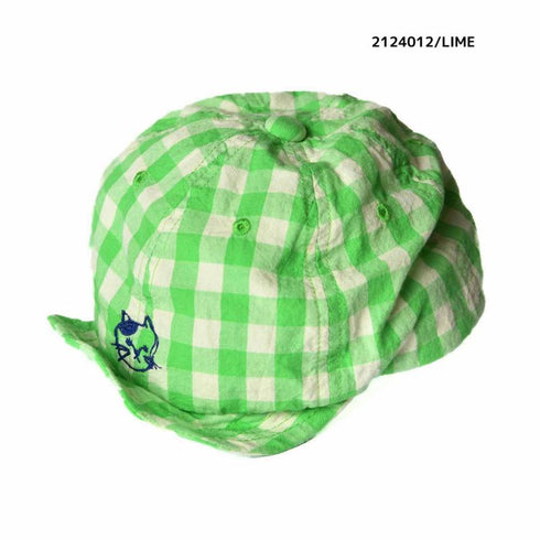 【S/M】 CAT刺繍ギャバCAP★2124012w★大人サイズ 親子コーデ