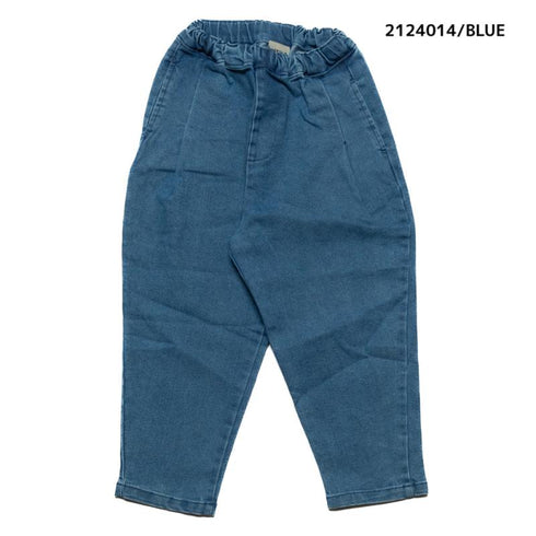 【90~120】 ストレッチ デニムタックパンツ★2124014★キッズサイズ 子供服