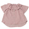 雰囲気から違う可愛い子供服が今だけ♪7590→3795円【90~120】 キャンディドットラッフルカラーブラウス★2124612★キッズサイズ 子供服