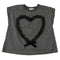 ベルベットリボンを添えてガーリー増しに🎶今だけ7040円→3520円♪【130~150】 SWEET HEART ユルめTEE★2124641j★キッズサイズ 子供服