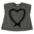 ベルベットリボンを添えてガーリー増しに🎶今だけ7040円→3520円♪【130~150】 SWEET HEART ユルめTEE★2124641j★キッズサイズ 子供服