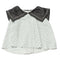 ☆LINE登録者限定☆クーポン利用で7590→3795円!目を惹く子供服♪【130~150】 キャンディドットセーラーギャザーブラウス ★2124813j★キッズサイズ 子供服