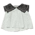 ☆LINE登録者限定☆クーポン利用で7590→3795円!目を惹く子供服♪【130~150】 キャンディドットセーラーギャザーブラウス ★2124813j★キッズサイズ 子供服