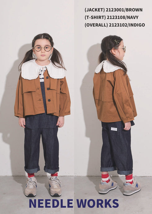 【NEEDLE WORKS】2123001(110cm~120cm)ストレッチギャバトレンチジャンパー★