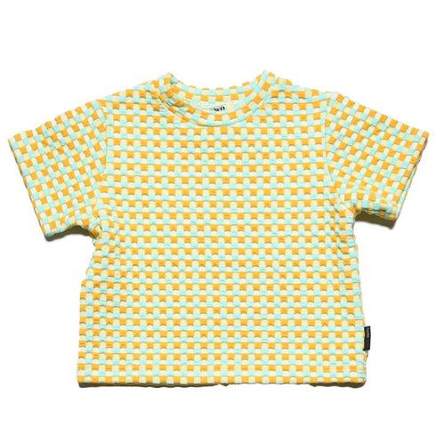 【90/100/110/120㎝】チェックミニTシャツ3124101【NEWO/ネオ】