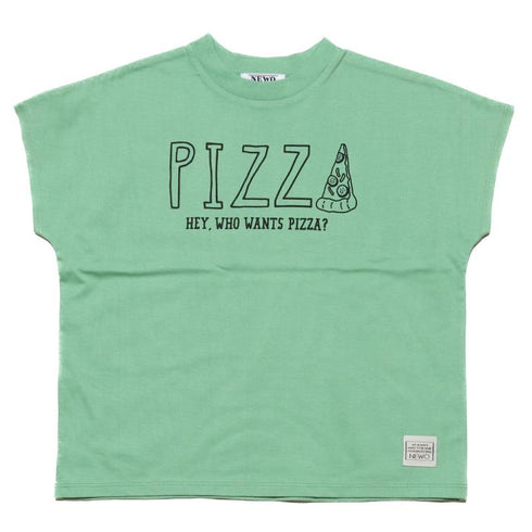 【130/140/150cm】PIZZAロゴTシャツ3124205j【NEWO/ネオ】