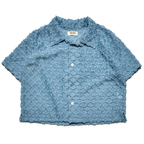 【90/100/110/120㎝】ジャガードオープンカラーシャツ3124213【NEWO/ネオ】