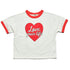 【90/100/110/120㎝】ハートロゴTシャツ3124302【NEWO/ネオ】