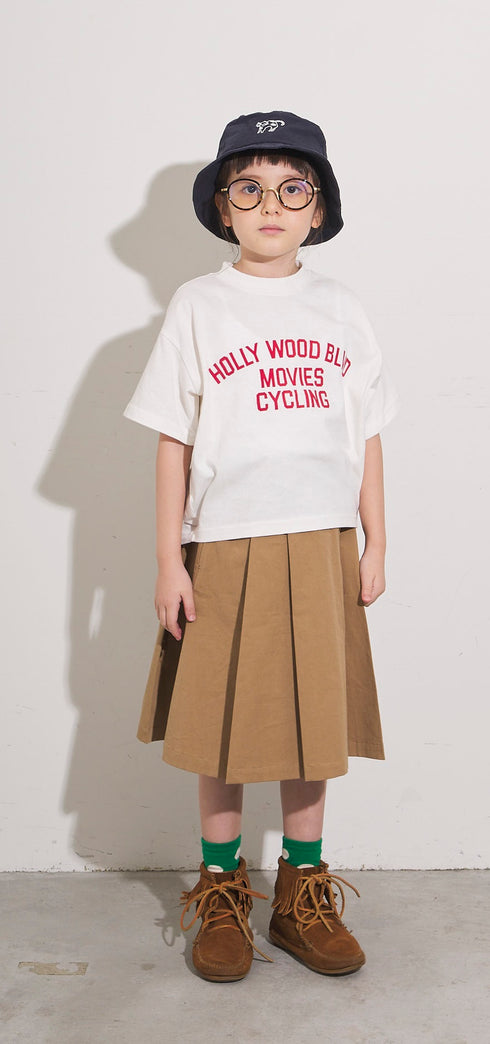 【NEEDLE WORKS】ギャバタックスカート★2123103(90cm~120cm)