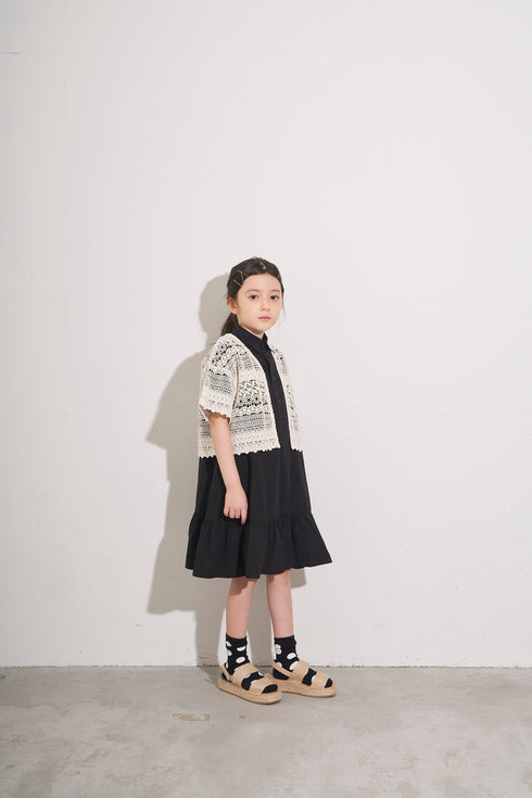 【NEEDLE WORKS】コットンレースボレロ★2123303(90cm~120cm)