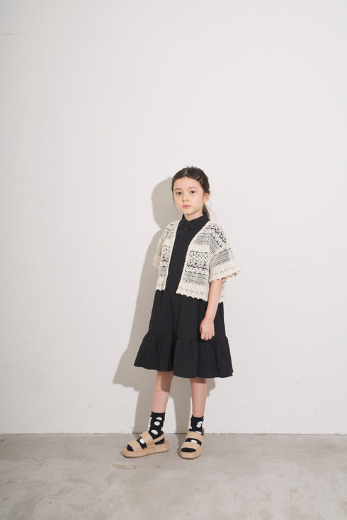 【NEEDLE WORKS】コットンレースボレロ★2123303(90cm~120cm)