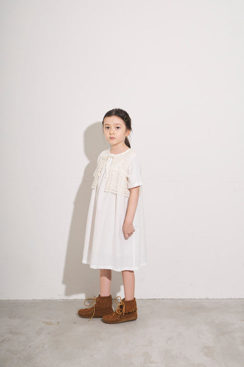 【NEEDLE WORKS】レースボレロ付きワンピース★2123203j(130cm~150cm)