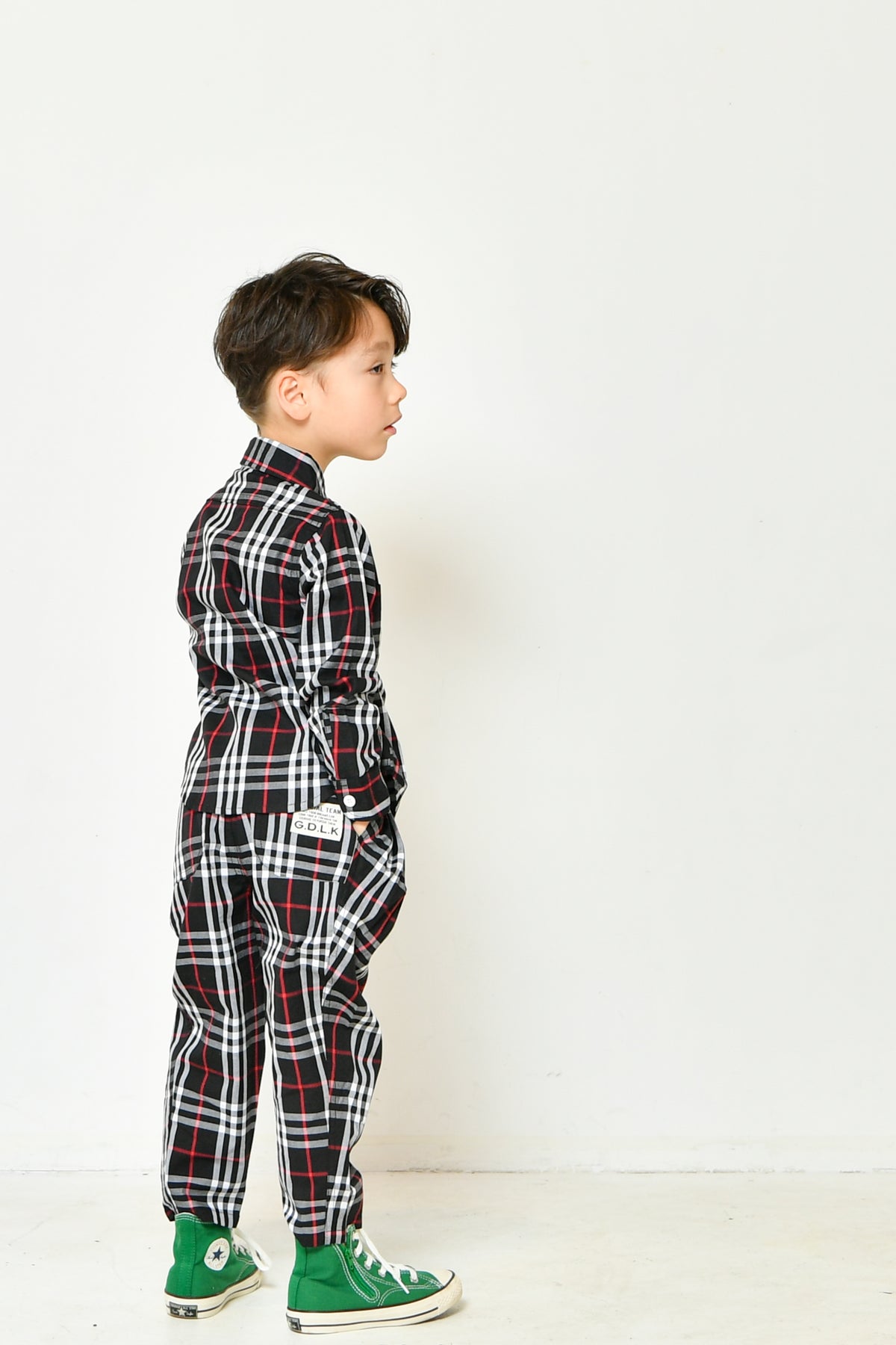 【S/M/L】★オフィシャルチーム★チェック柄シャツ（1224120m）