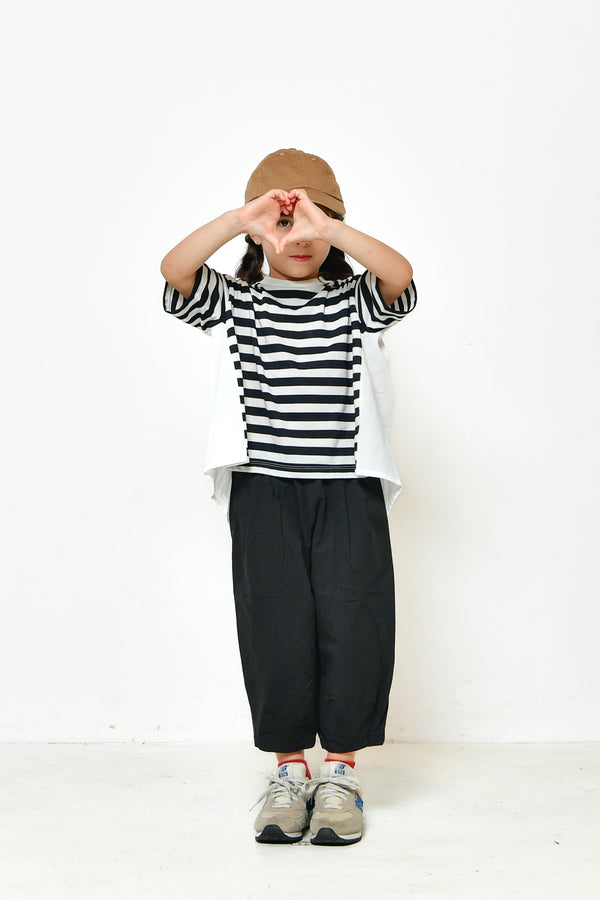 コーディネートがぐっと引き立つ子供服♪【ニードルワークス】T/C天竺シンプルTシャツ｜100cm～150cm｜2125202