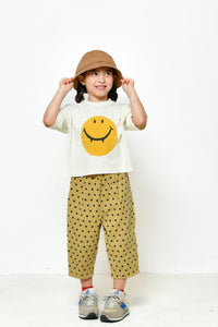 笑顔を楽しむ子供服♪【ニードルワークス】スマイルTシャツ｜100cm～150cm｜2125107