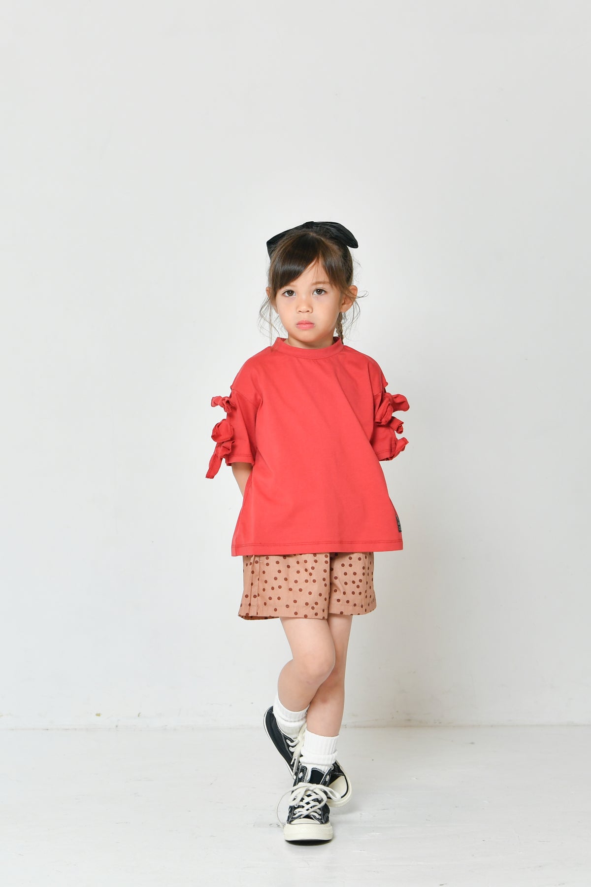 【NEWO・ネオ】リボンTシャツ｜S～M｜3525503W