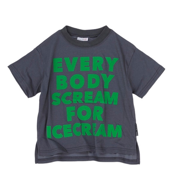 (90cm~120cm)【OFFICIAL TEAM】フロッキーロゴ メッシュコットTシャツ★1123404