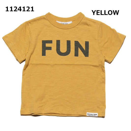 【90～120】スラブ天竺シンプルロゴTシャツ★1124121子供服 キッズサイズ