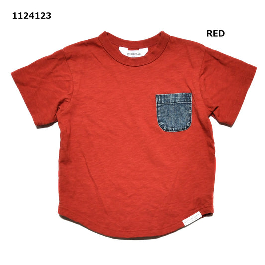 【90～120】スラブ天竺ポテトスナックロゴTシャツ★1124123子供服 キッズサイズ