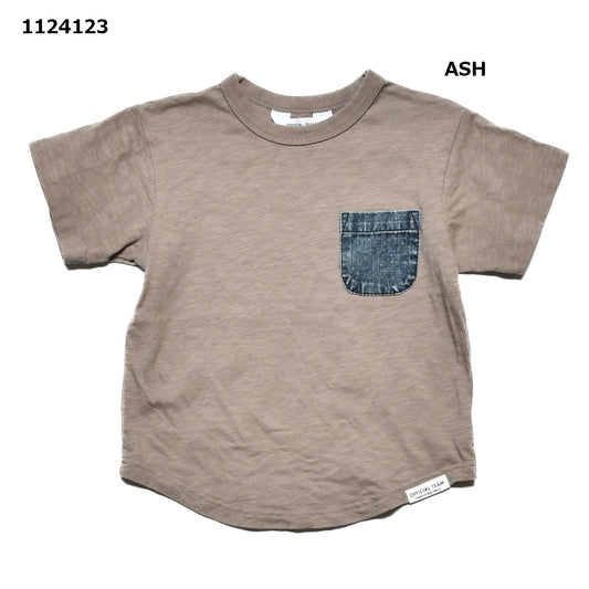【S/M/L】スラブ天竺ポテトスナックロゴTシャツ★1124123m 大人サイズ 親子コーデ