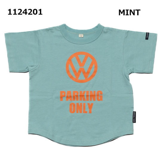 【130~150】VOLKSWAGEN ロゴTシャツ★1124201j子供服 キッズサイズ　VOLKSWAGENコラボ商品