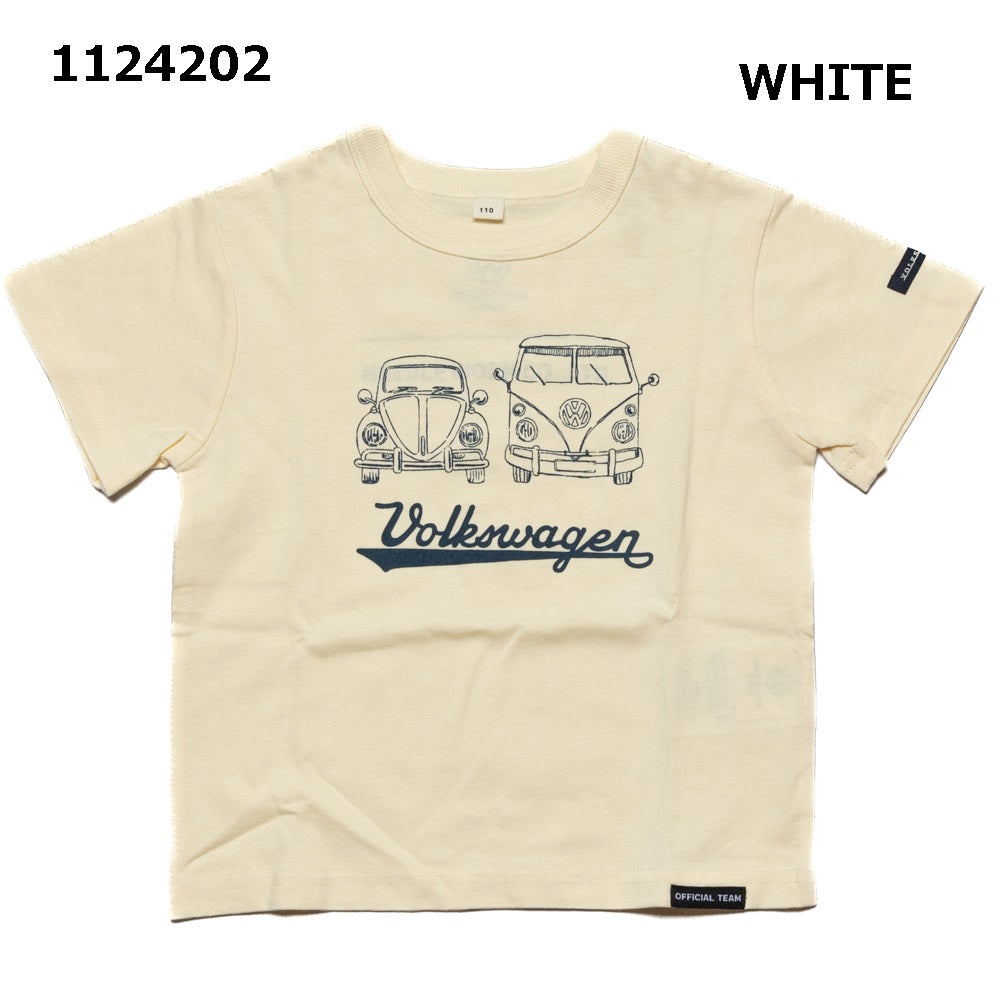 【90～120】VOLKSWAGEN オールドTシャツ★1124202子供服 キッズサイズ