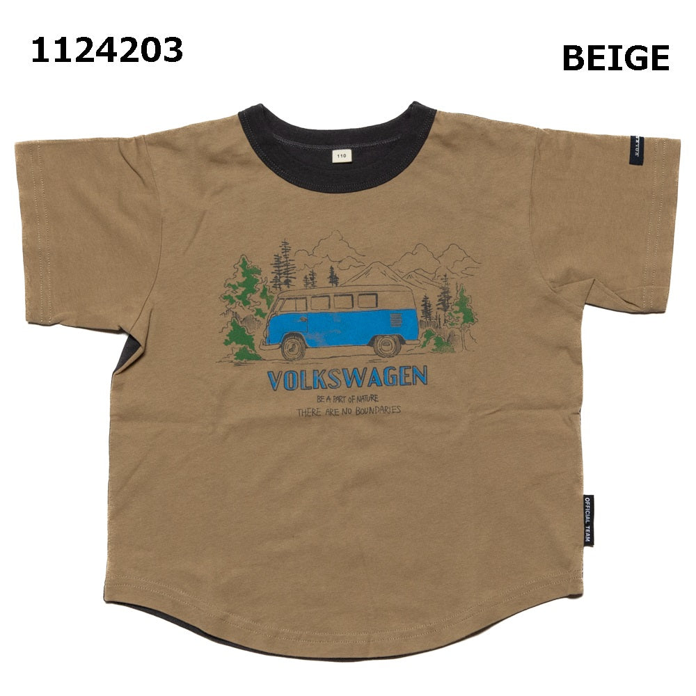 VOLKSWAGENコラボ商品♪【130~150】VOLKSWAGENキャンプTシャツ★1124203j子供服 キッズサイズ