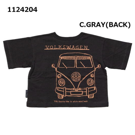 【130~150】VOLKSWAGENワイドポケットTシャツ★1124204j子供服 キッズサイズ