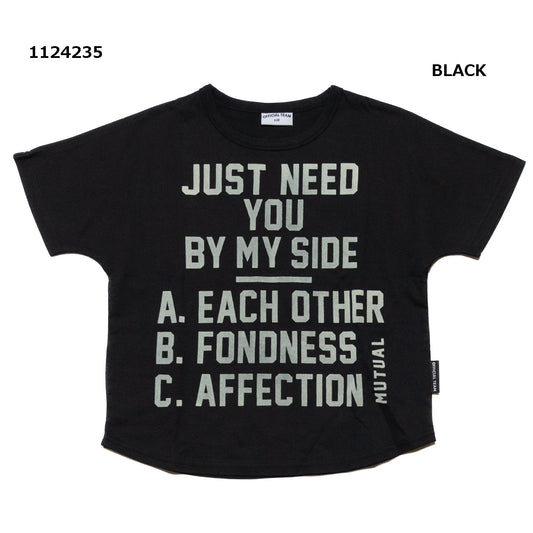 【90～120】フロッキーロゴドルマンTシャツ★1124235子供服 キッズサイズ