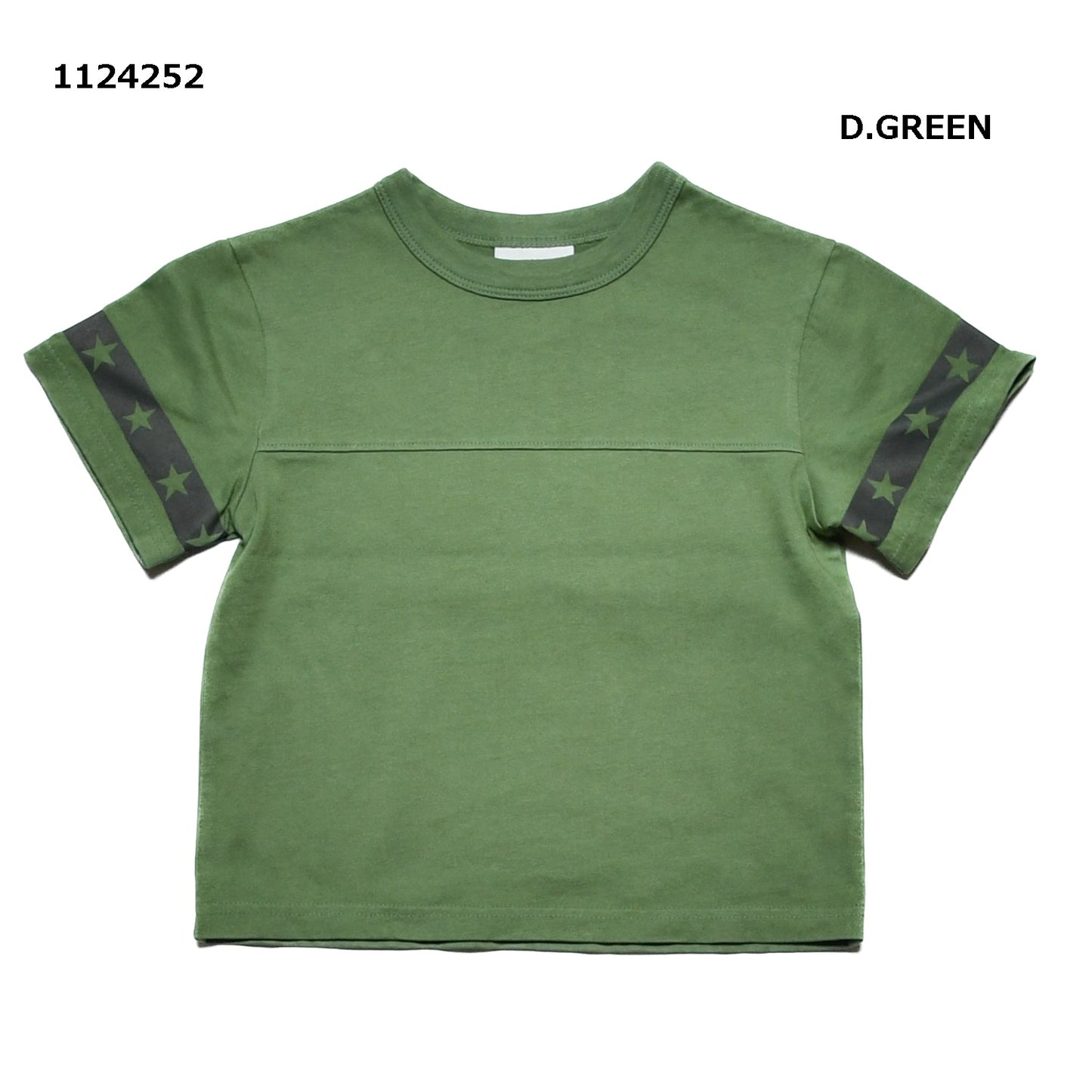 【90～120】製品染めナンバリングTシャツ★1124252子供服 キッズサイズ