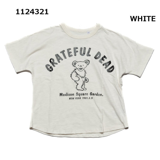 【90～120】グレイトフルデットベア スラブ天竺Tシャツ★1124321子供服 キッズサイズ