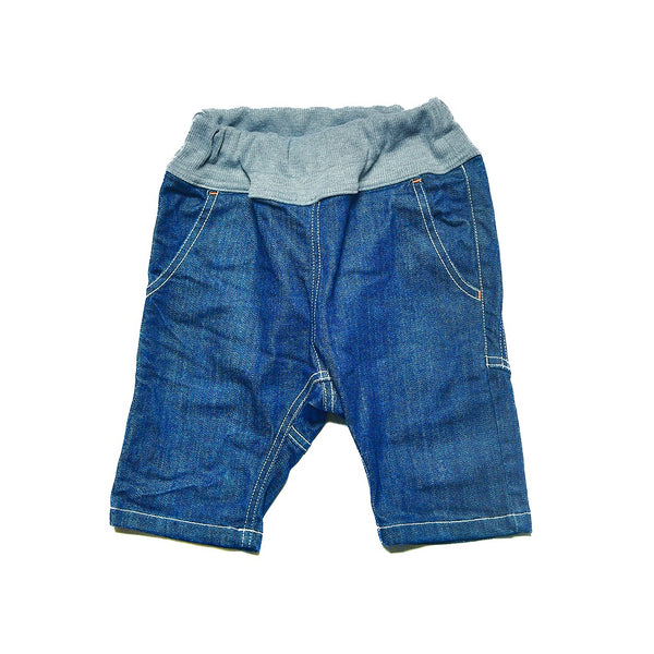【オフィシャルチーム】カットデニムハーフサルエルパンツ｜S～M｜1125303M