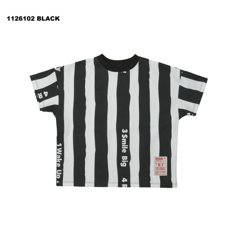 90~150【OFFICIALTEAM】360°ストレッチ ストライプTシャツ_1126102