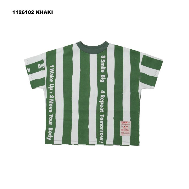 90~150【OFFICIALTEAM】360°ストレッチ ストライプTシャツ_1126102