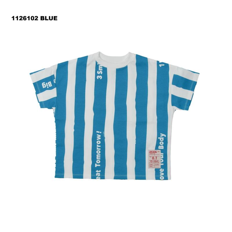 90~150【OFFICIALTEAM】360°ストレッチ ストライプTシャツ_1126102