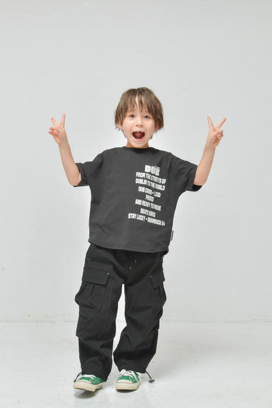 90~150【OFFICIALTEAM】360°ストレッチ ロゴドルマンTシャツ_1126107