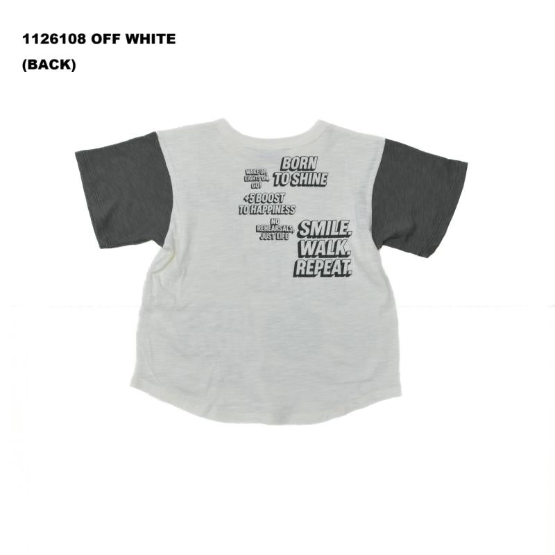 S/Ⅿ/Ｌ【OFFICIALTEAM】スラブ天竺スマイルロゴTシャツ1126108m