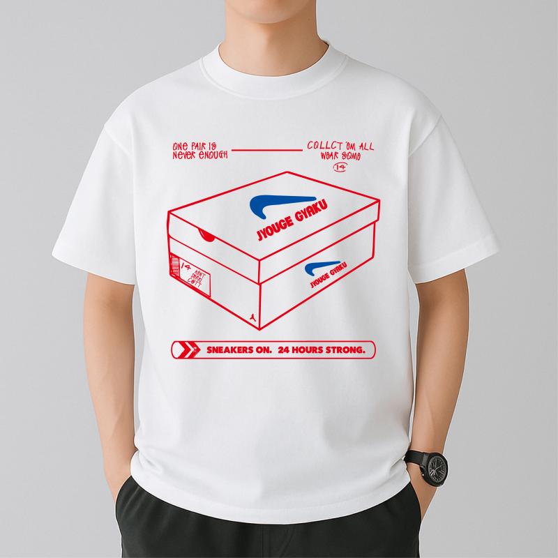 天竺素材で、動きやすさ抜群の子供服♪90~150【OFFICIALTEAM】360°ストレッチ スニーカーロゴ Tシャツ_1126109