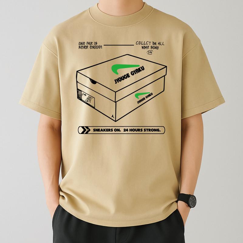 天竺素材で、動きやすさ抜群の子供服♪90~150【OFFICIALTEAM】360°ストレッチ スニーカーロゴ Tシャツ_1126109