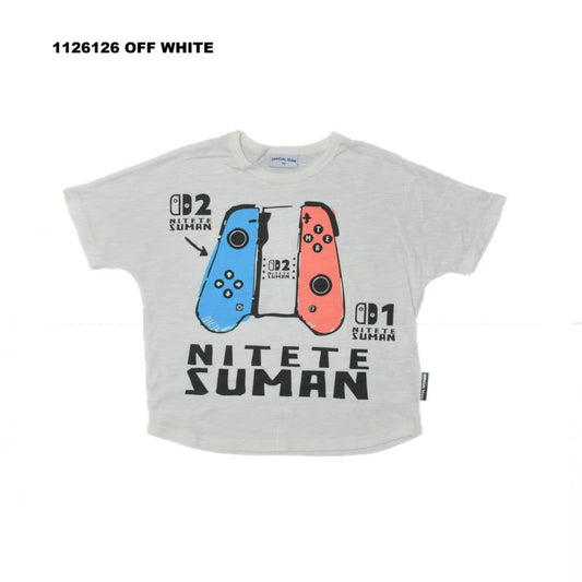 スラブ天竺 ニューゲームロゴTシャツS/Ｍ/L【OFFICIALTEAM】1126126m