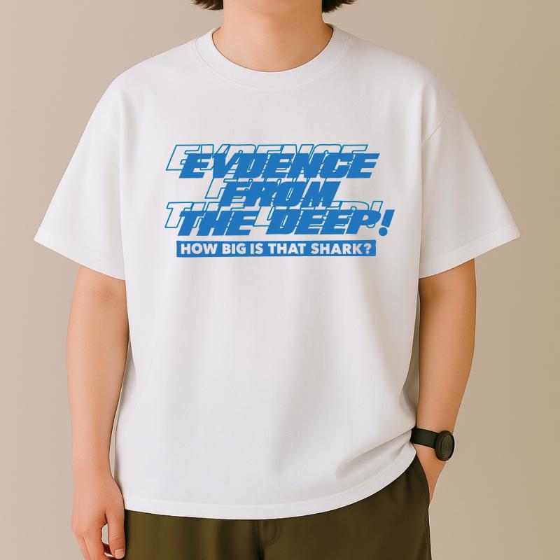 ☆ひんやり冷感天竺☆90~150【OFFICIALTEAM】クールタッチ サメロゴTシャツ_1126203
