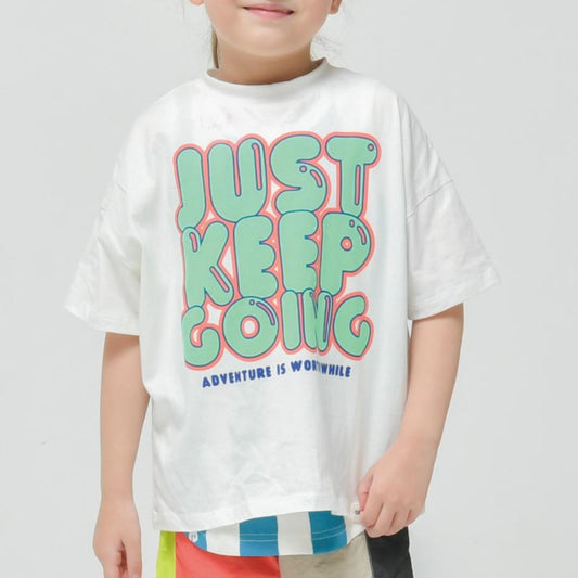 90~150【OFFICIALTEAM】JUST KEEP GOINGロゴTシャツ_1126205