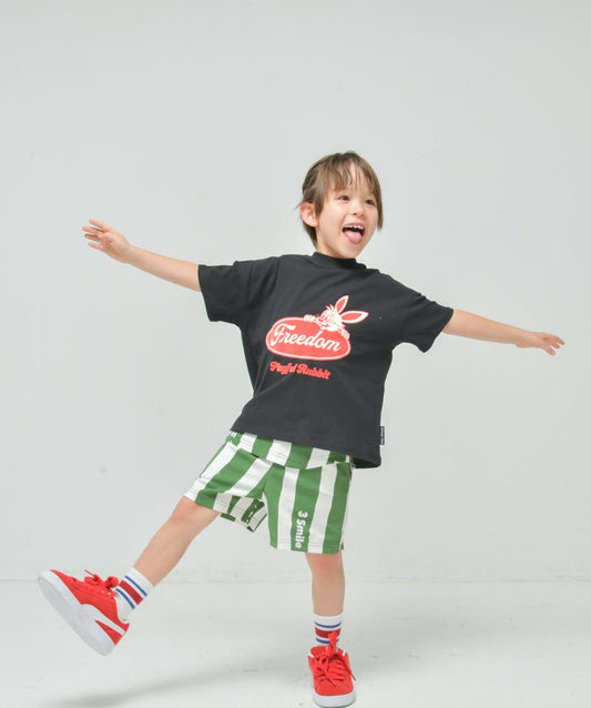 90~150【OFFICIALTEAM】OE天竺 プレイフルラビットTシャツ_1126243