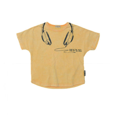 S/Ⅿ/Ｌ【OFFICIALTEAM】製品染めスマイルミュージックTシャツ1126244m