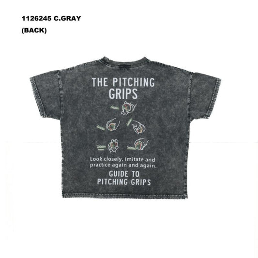 S/Ⅿ/Ｌ【OFFICIALTEAM】製品染めベースボールロゴTシャツ　1126245m