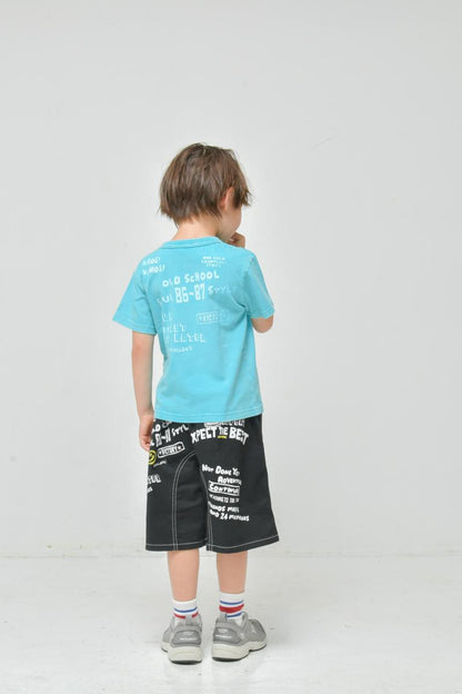 カットデニムラクガキハーフパンツS/Ｍ/L【OFFICIALTEAM】1126256m