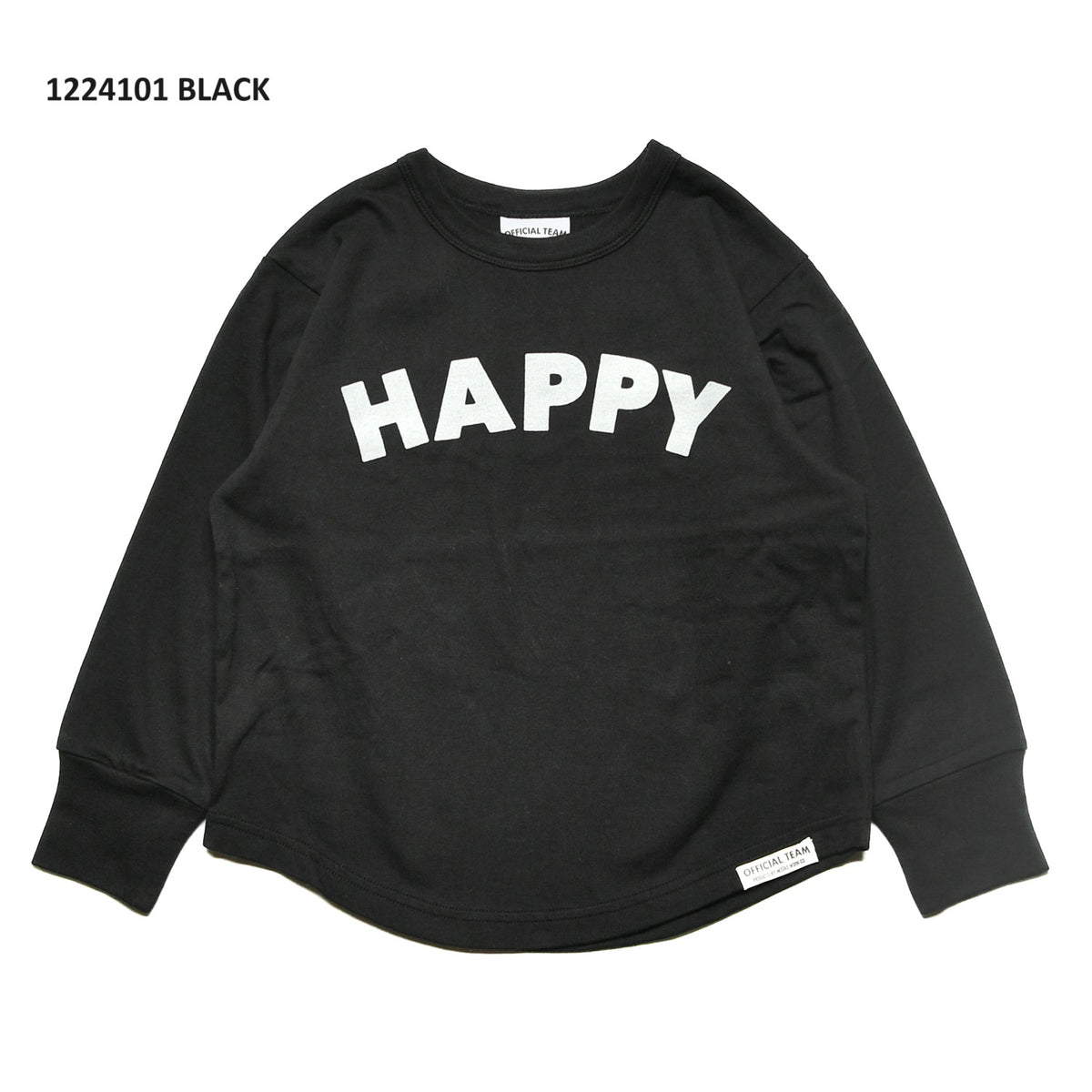 【90~120】★オフィシャルチーム★ シンプルロゴTシャツ（1224101）