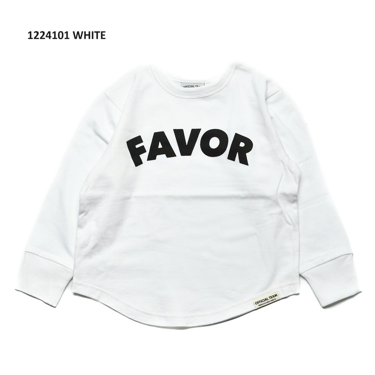 【90~120】★オフィシャルチーム★ シンプルロゴTシャツ（1224101）
